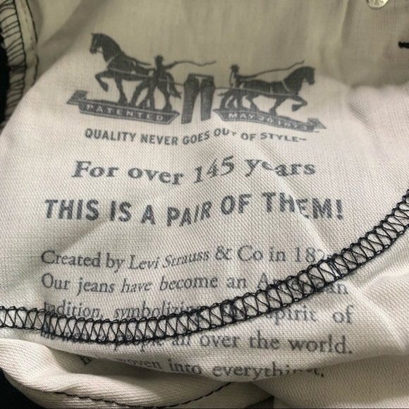 Levi’s 511 Slim 36x30 Stretch New With Tags Black Jeans - Picture 6 of 15